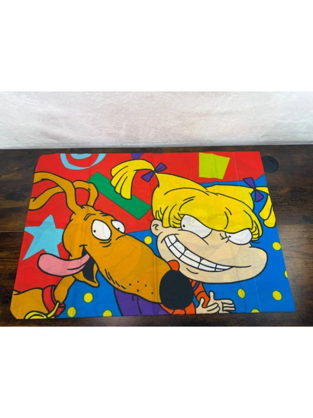 Vintage Nickelodeon Rugrats Pillowcase and valance